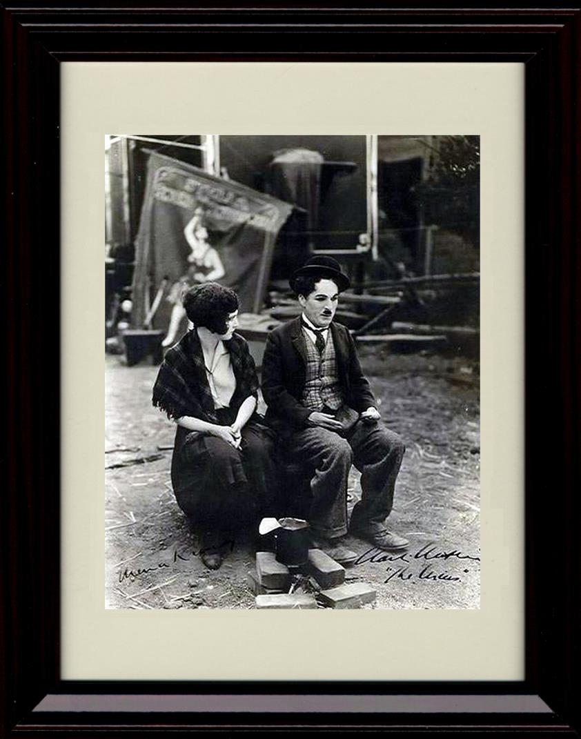 Unframed Charlie Chaplin Autograph Promo Print - Movie Shot Unframed Print - Movies FSP - Unframed   