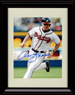 Unframed Chipper Jones - Rounding the Bases - Atlanta Braves Autograph Replica Print Unframed Print - Baseball FSP - Unframed   