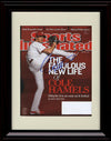 Framed 8x10 Cole Hamels - Sports Illustrated Signed - Philadelphia Phillies Autograph Replica Print Framed Print - Baseball FSP - Framed   