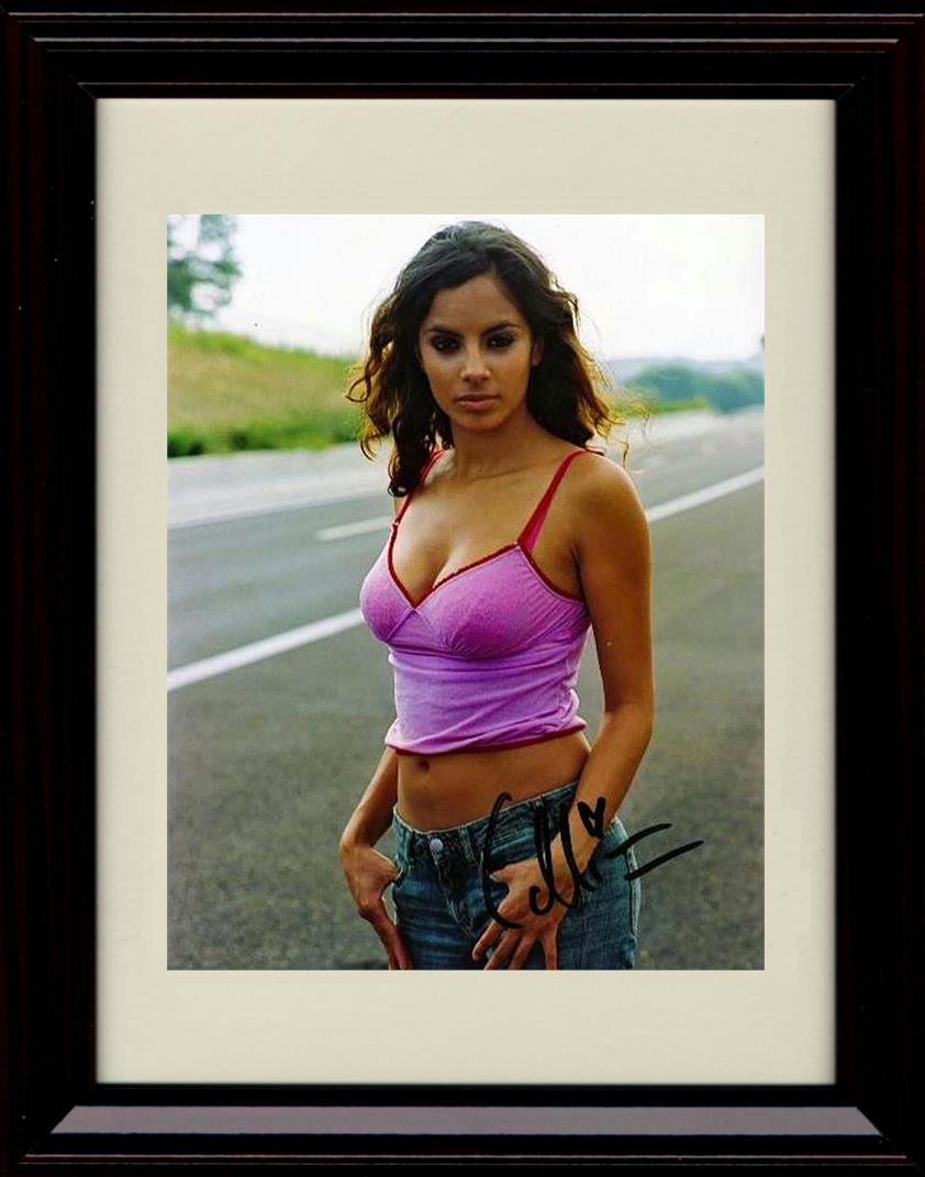 Unframed Collien Fernandes Autograph Promo Print - Standing Unframed Print - Movies FSP - Unframed   