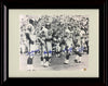 Unframed Purple People Eaters The Line - Minnesota Vikings Autograph Promo Print - Page Eller Marshall and Larsen Unframed Print - Pro Football FSP - Unframed   