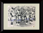Unframed Purple People Eaters The Line - Minnesota Vikings Autograph Promo Print - Page Eller Marshall and Larsen Unframed Print - Pro Football FSP - Unframed   