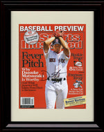 Framed 8x10 Daisuke Matsuzaka - Sports Illustrated Fever Pitch - Boston Red Sox Autograph Replica Print Framed Print - Baseball FSP - Framed   