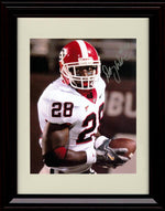 Framed 8x10 Danny Ware Autograph Promo Print - Georgia Football- On the Run Framed Print - College Football FSP - Framed   