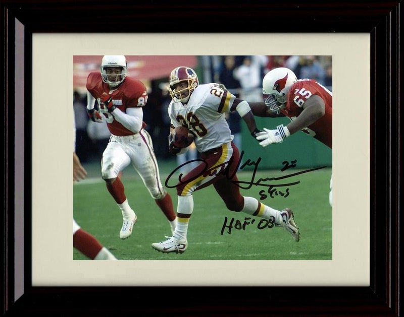 Unframed Darrell Green - Washington Football Club Autograph Replica Print - HOF Year Unframed Print - Pro Football FSP - Unframed   