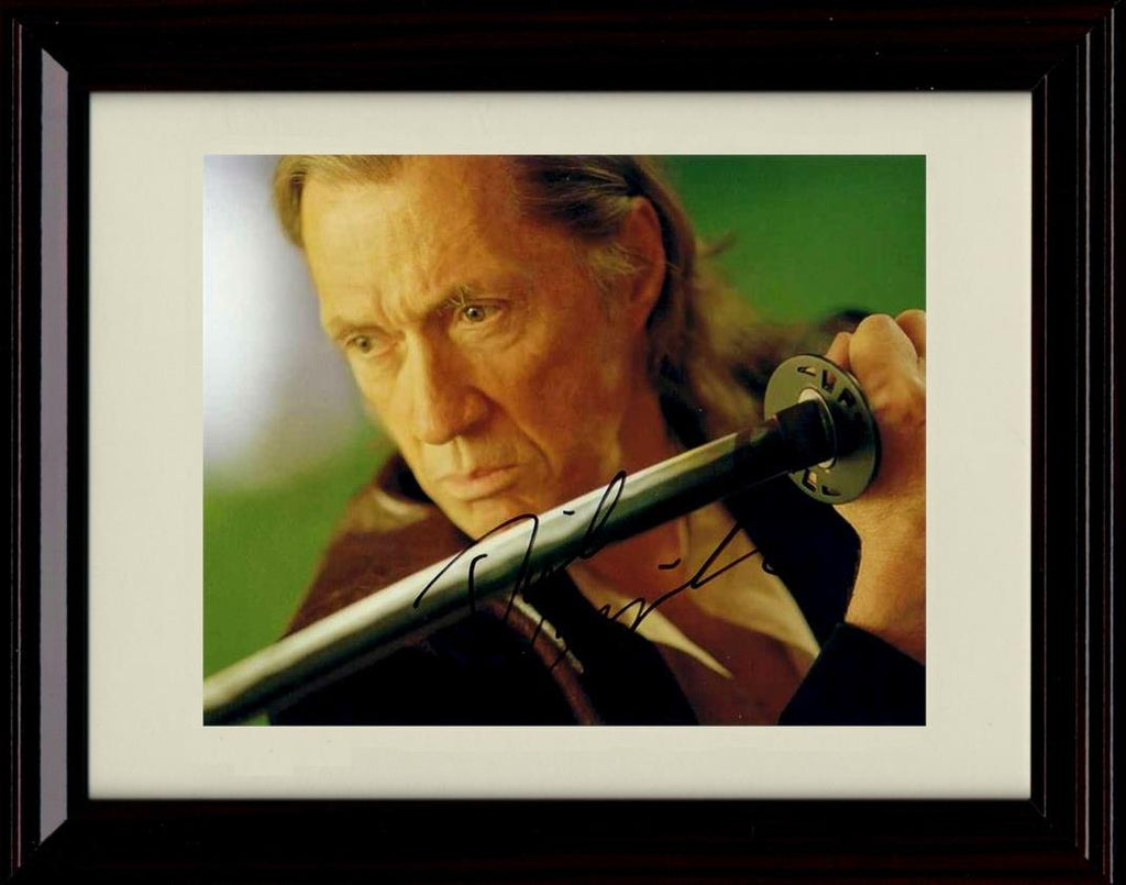 Unframed David Carradine Autograph Promo Print - Kill Bill Unframed Print - Movies FSP - Unframed   