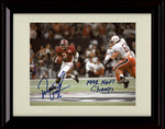 Framed 8x10 David Palmer Autograph Promo Print - Alabama Crimson Tide- Running The Ball 1992 Nat'l Champs Framed Print - College Football FSP - Framed   