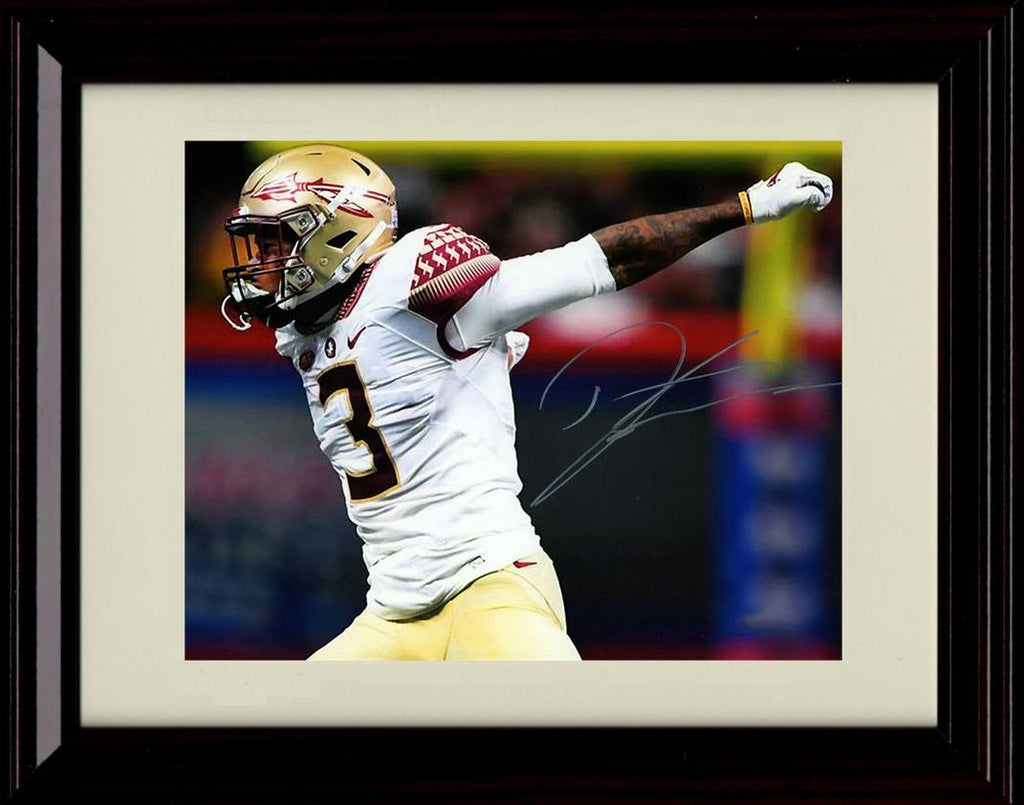 Unframed Derwin James Autograph Promo Print - Florida State Seminoles- TD Celebration Unframed Print - College Football FSP - Unframed   