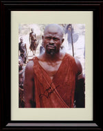 Unframed Djimon Hounsou Autograph Promo Print - Red Drape Unframed Print - Movies FSP - Unframed   