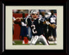 8x10 Framed Doug Flutie - New England Patriots Autograph Promo Print - Mid Pass Framed Print - Pro Football FSP - Framed   