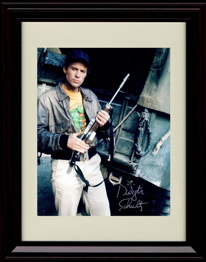 Unframed Dwight Schultz Autograph Promo Print - A Team Unframed Print - Television FSP - Unframed   