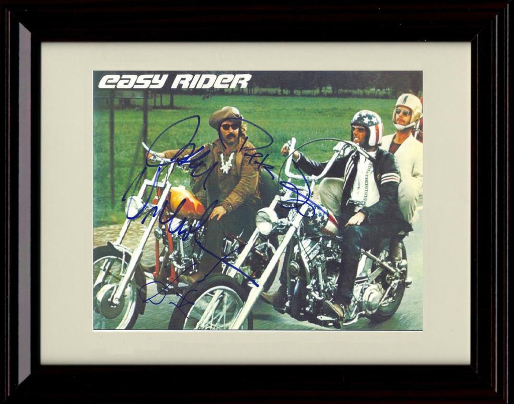 Unframed Easy Rider Cast Autograph Promo Print - Landscape Unframed Print - Movies FSP - Unframed   