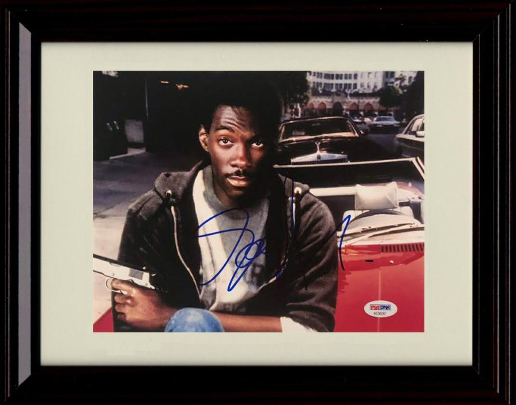 8x10 Framed Eddie Murphy Autograph Promo Print - Beverly Hills Cop - Landscape Framed Print - Movies FSP - Framed   