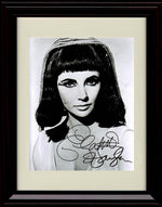 Unframed Elizabeth Taylor Autograph Promo Print - Headshot Unframed Print - Movies FSP - Unframed   