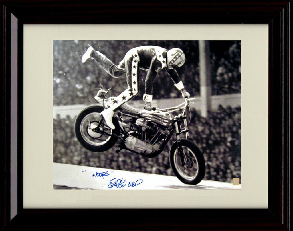 Unframed Evel Knievel Autograph Promo Print - Landscape Unframed Print - Other FSP - Unframed   