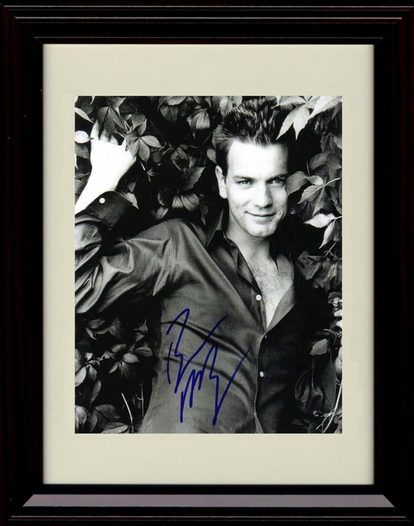 Unframed Ewan McGregor Autograph Promo Print - Black and White Unframed Print - Movies FSP - Unframed   