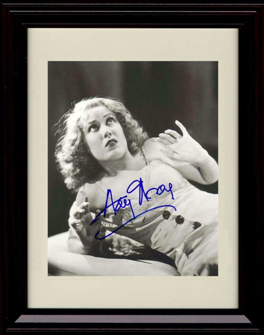 Unframed Fay Wray Autograph Promo Print - Fear Unframed Print - Movies FSP - Unframed   