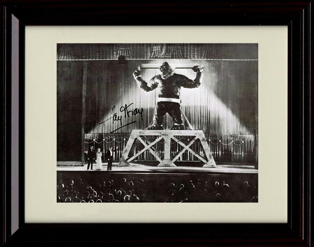 8x10 Framed Fay Wray Autograph Promo Print - King Kong Framed Print - Movies FSP - Framed   
