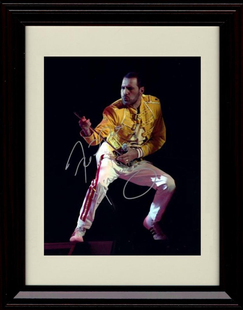 Unframed Freddie Mercury Autograph Promo Print - Portrait Unframed Print - Music FSP - Unframed   