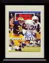 Framed 8x10 Freddie Scott Autograph Promo Print - Penn State- Sports Illustrated The New No 1 Framed Print - College Football FSP - Framed   