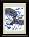 Unframed Game of Thrones Cast Autograph Promo Print - Portrait Unframed Print - Television FSP - Unframed   