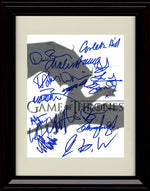 Unframed Game of Thrones Cast Autograph Promo Print - Portrait Unframed Print - Television FSP - Unframed   