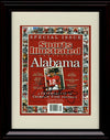 Framed 8x10 Gene Stallings Autograph Promo Print - Alabama Crimson Tide- SI Special Issue Framed Print - College Football FSP - Framed   