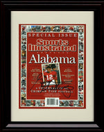 Framed 8x10 Gene Stallings Autograph Promo Print - Alabama Crimson Tide- SI Special Issue Framed Print - College Football FSP - Framed   