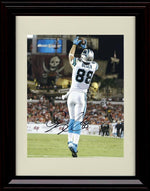 8x10 Framed Greg Olsen - Carolina Panthers Autograph Promo Print - Stretching For The Catch Framed Print - Pro Football FSP - Framed   