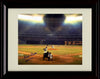 Framed 8x10 Hank Aaron - View From Behind Home Plate - Atlanta Braves Autograph Replica Print Framed Print - Baseball FSP - Framed   