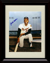 Framed 8x10 Hank Aaron - Posing - Atlanta Braves Autograph Replica Print Framed Print - Baseball FSP - Framed   