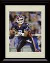 Unframed J P Losman - Buffalo Bills Autograph Promo Print - Drop Back For The Pass Unframed Print - Pro Football FSP - Unframed   