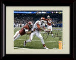 Unframed Jaen Saunders Autograph Promo Print - Oklahoma Sooners- TD Dive Unframed Print - College Football FSP - Unframed   