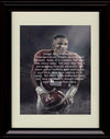 Framed 8x10 Jalen Hurts Autograph Promo Print - Alabama Crimson Tide- Adversity Quote Framed Print - College Football FSP - Framed   