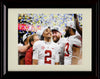 Framed 8x10 Jalen Hurts Autograph Promo Print - Alabama Crimson Tide- All Smiles Looking Up Framed Print - College Football FSP - Framed   