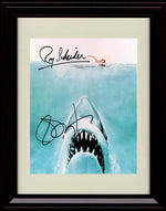 Unframed Jaws Autograph Promo Print - Cast Swimming Girl Unframed Print - Movies FSP - Unframed   