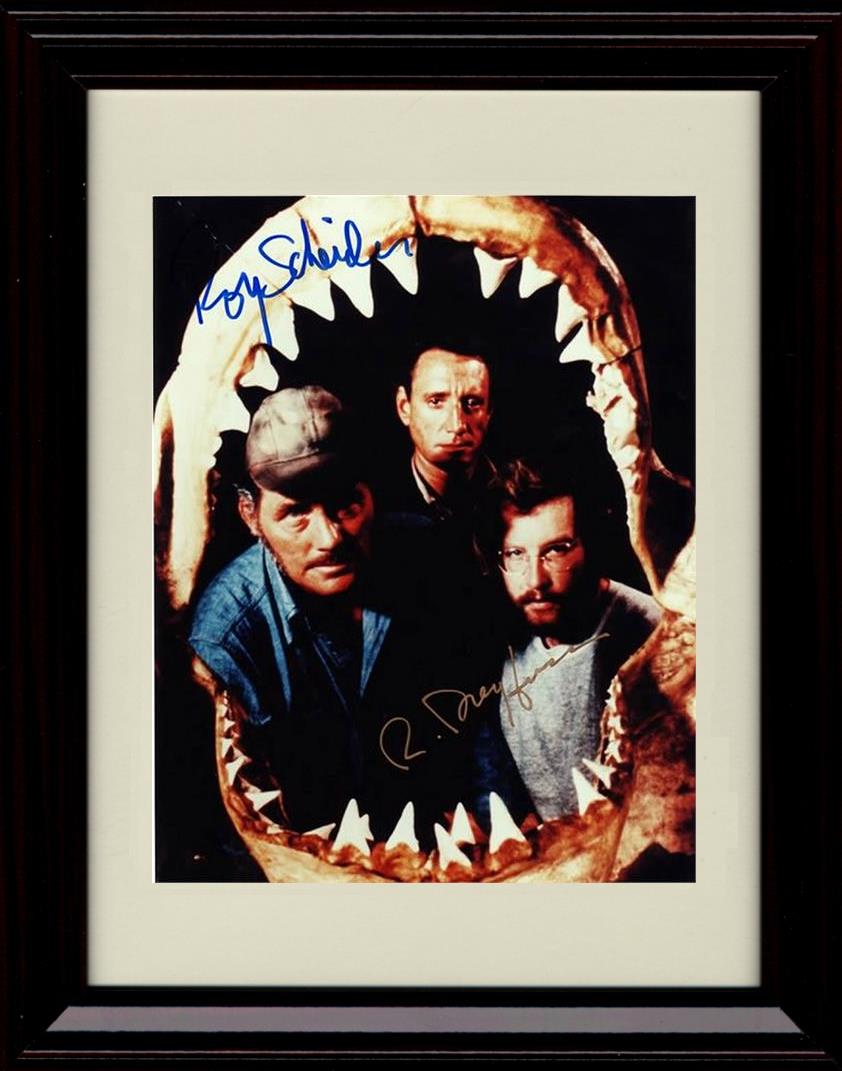 8x10 Framed Jaws Autograph Promo Print - Jaw Pose Framed Print - Movies FSP - Framed   