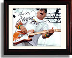 8x10 Framed Jimmy Buffett "Fins Up" On Stage Autograph Promo Print Framed Print - Music FSP - Framed   