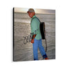 Floating Canvas Wall Art: Jimmy Buffett "On The Beach" Print Floating Canvas - Music FSP - Floating Canvas   