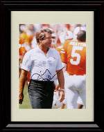 Framed 8x10 Jimmy Johnson Autograph Promo Print - Miami Hurricaines- The Coach Framed Print - College Football FSP - Framed   