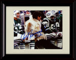 Framed 8x10 Joe Namath Autograph Promo Print - New York Jets- Fur Coat Framed Print - College Football FSP - Framed   