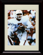 Framed 8x10 John Elway Autograph Promo Print - Stanford Cardinal- Legend Framed Print - College Football FSP - Framed   