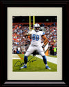 Unframed Joseph Fauria - Detroit Lions Autograph Promo Print - Endzone Celebration Unframed Print - Pro Football FSP - Unframed   