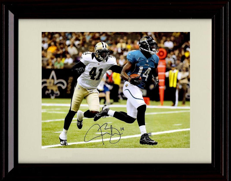 Unframed Justin Blackmon - Jacksonville Jaguars Autograph Promo Print - Running Unframed Print - Pro Football FSP - Unframed   