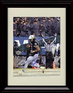 Framed 8x10 Keenan Reynolds Autograph Promo Print - Navy Midshipmen- Touchdown Framed Print - College Football FSP - Framed   