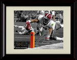 Unframed Kenyan Drake Autograph Promo Print - Alabama Crimson Tide- The Dive Unframed Print - College Football FSP - Unframed   