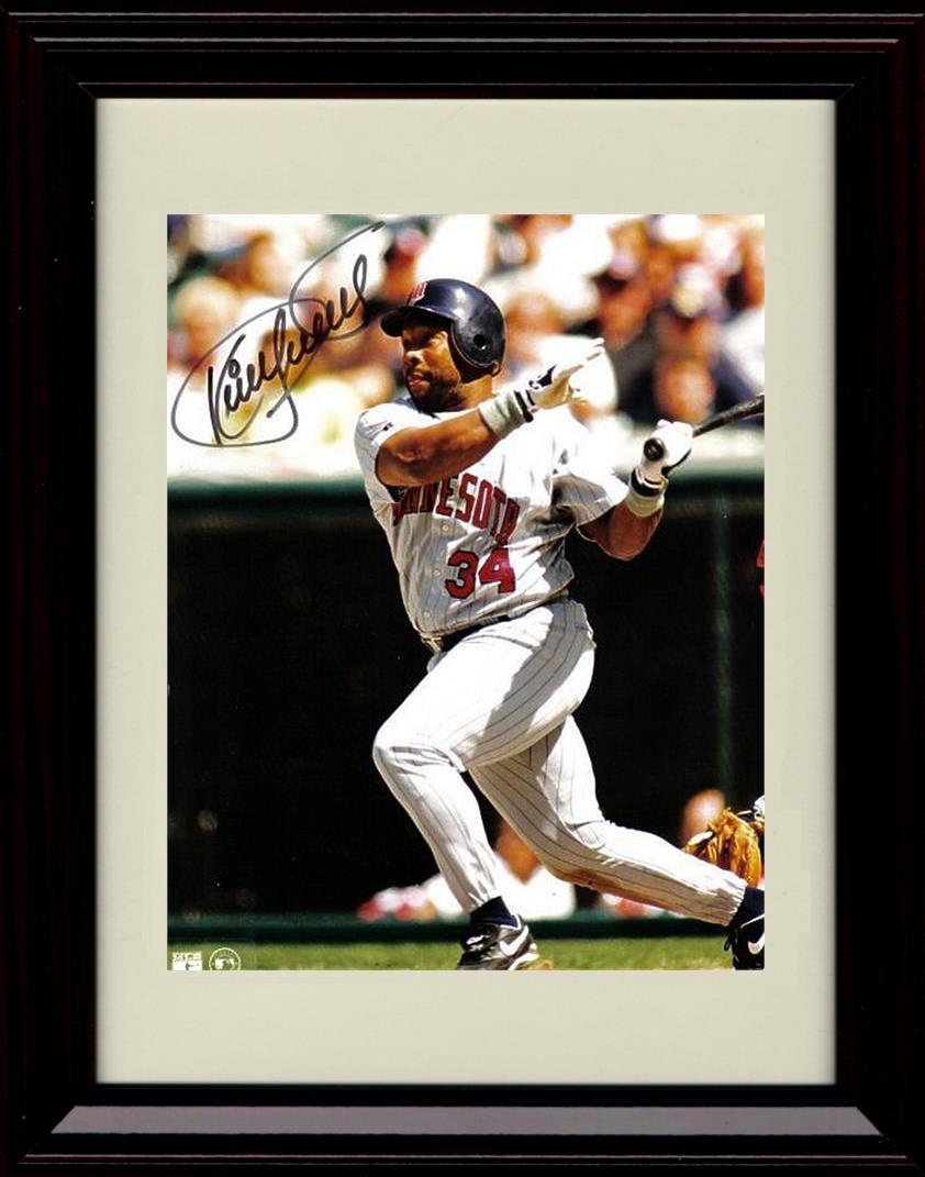 Unframed Kirby Puckett - After The Swing - Minnesota Twins Autograph Replica Print Unframed Print - Baseball FSP - Unframed   