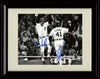 Unframed Kirk Gibson - Celebrating With Evans Black and White - Detroit Tigers Autograph Replica Print Unframed Print - Baseball FSP - Unframed   