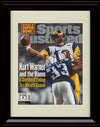 Unframed Kurt Warner - Los Angeles Rams Autograph Promo Print - Sports Illustrated Super Bowl Unframed Print - Pro Football FSP - Unframed   