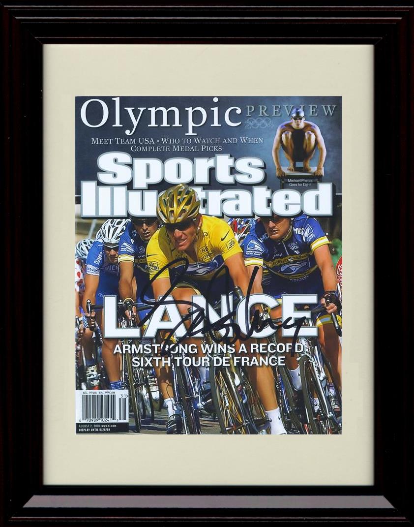 Unframed Lance Armstrong Autograph Promo Print - Lance Unframed Print - Other FSP - Unframed   